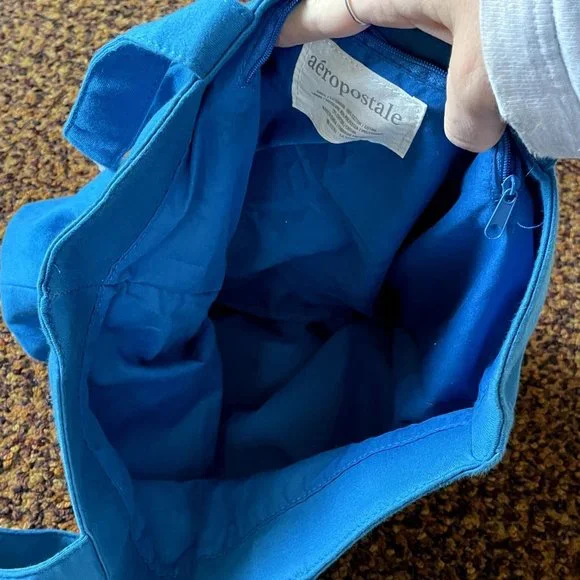 Aeropostale 87 Blue Tote Bag - Picture 8 of 8